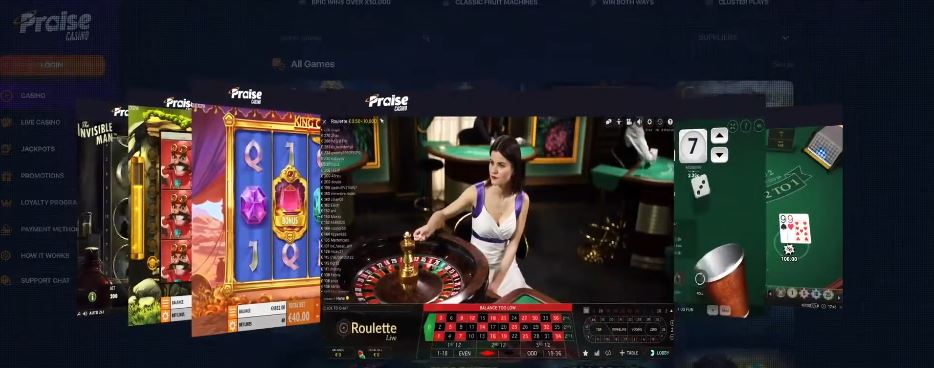Play live roulette with real dealers at Praise